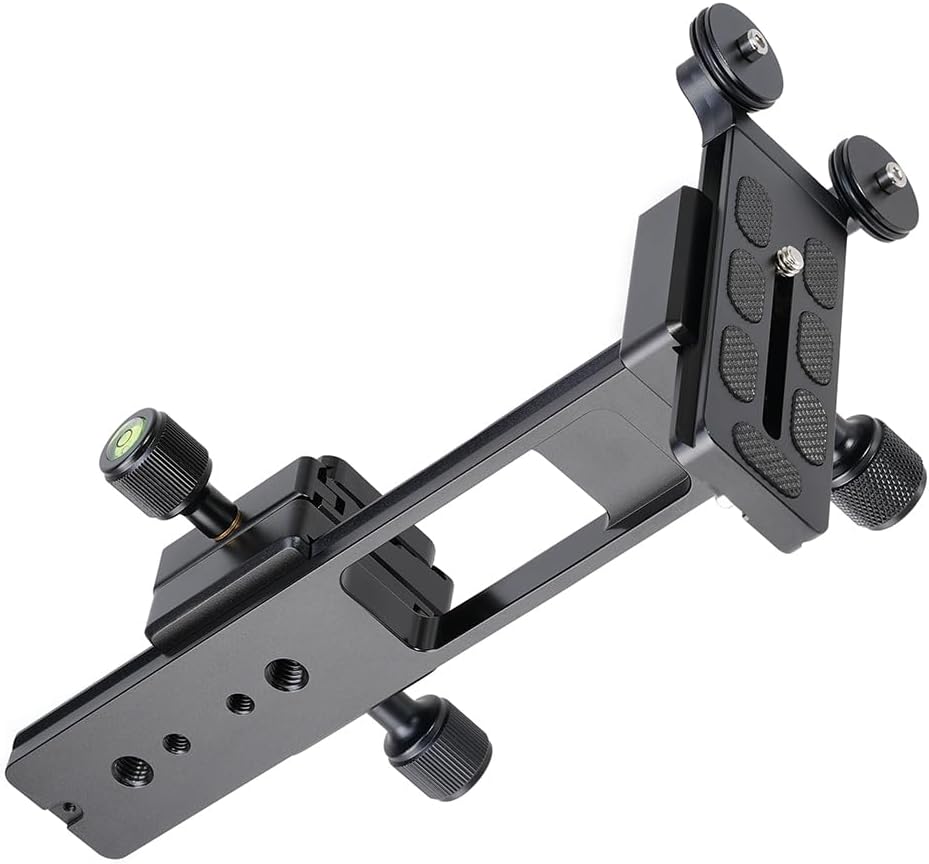 BGNING Medium and Telephoto Lens Quick Release Plate Support, Aluminum Alloy Lens Mount for Tripod Ball Head DSLR Camera