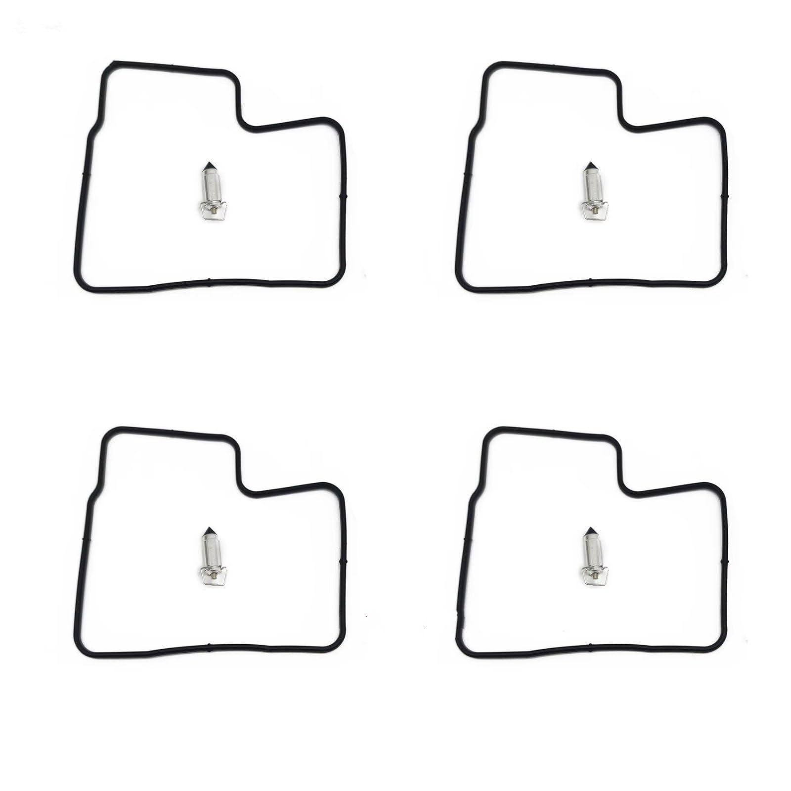 Ricostruzione carburatore kit Compatibile Con VF1100S V65 Sabre 1984-1985 Kit Di Riparazione Valvola A Spillo Guarnizione Vite Aria Carburatore Moto(4PCS needle gasket)