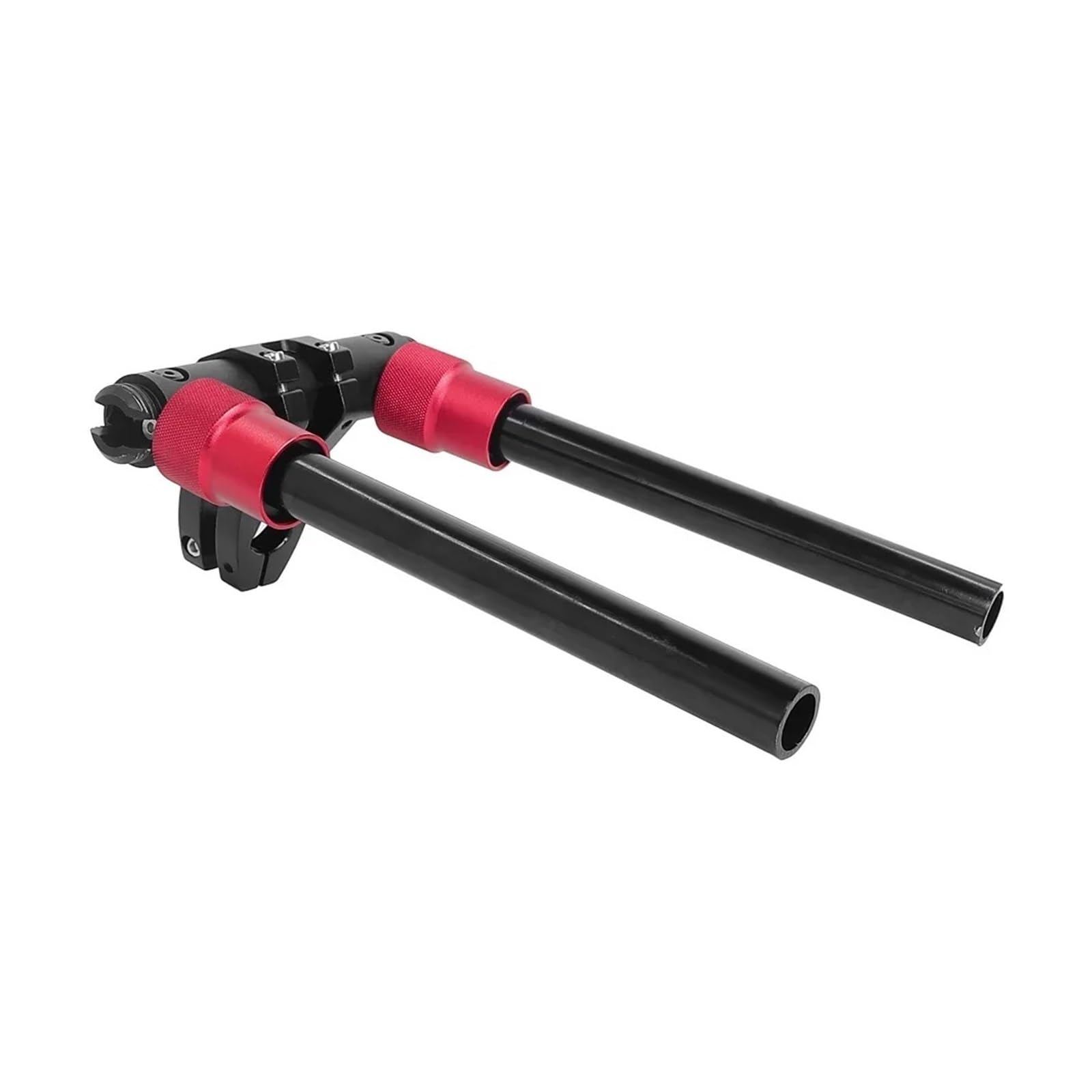 Kit de poignée Avant Pliante, Compatible avec la Boucle de Barre de poignée Pliante de Scooter électrique KUGOO M4, Accessoires de Remplacement Assortis(Black Red kit)