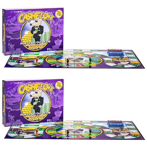 Juego educativo de mesa Rich Dad CASHFLOW 2 piezas miniatura 1