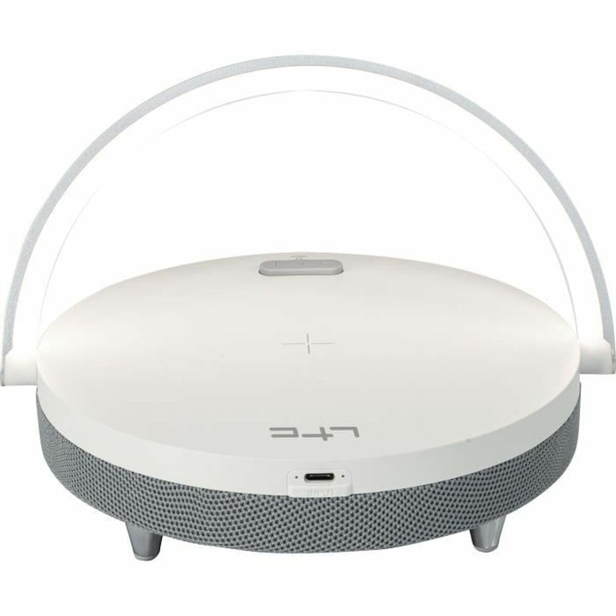 SMOOTH-LIGHT - LTC - Heller 5W Bluetooth-Lautsprecher mit Induktionsladefunktion und Freisprecheinrichtung - Weiß und Grau