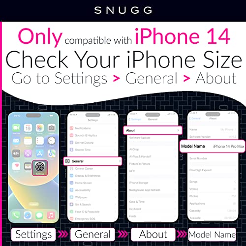 Snugg Iphone 14 Case Wallet – Folding Wallet Case With 3 Card Slots, Magnet Closure, And Phone Stand Function – Leather, Tpu, And Nubuck Iphone 14 Wallet Case – Black #TOP2