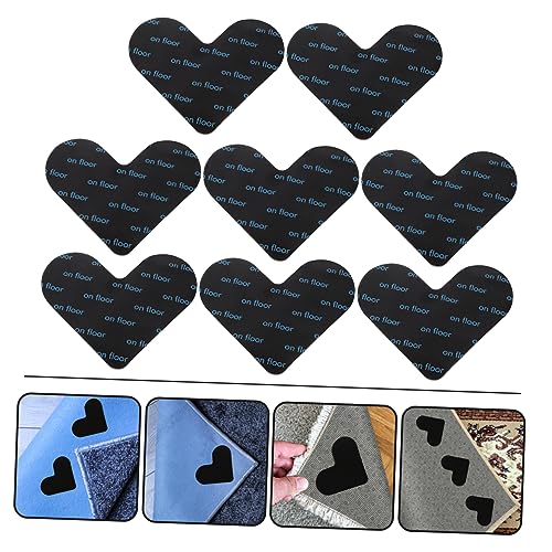 DOITOOL 8 Pçs Mantêm O Tapete No Lugar No Tapete Tapete Antiderrapante Almofadas De Canto Tapete Ant