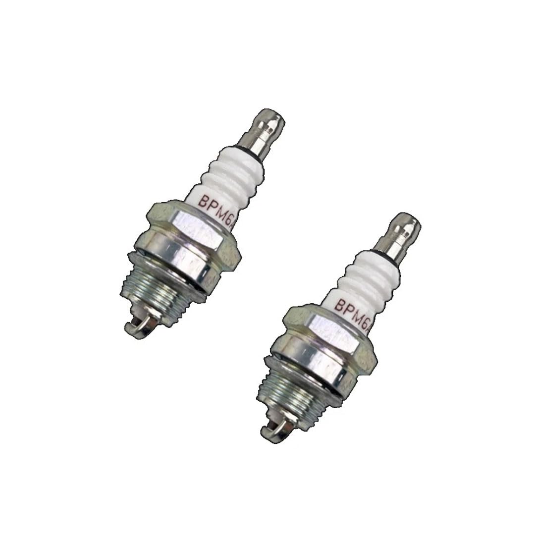 Bujias para cortacésped, Quad, ATV, Moto de Cross, desbrozadora, Bujías de Encendido, 2 Unidades BPM6A (10 Unidades)