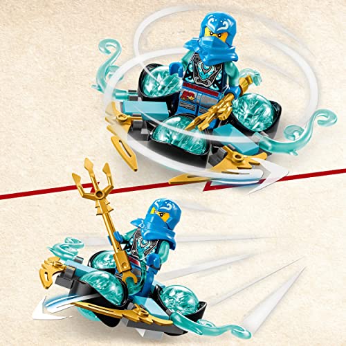 LEGO 71778 NINJAGO Nyas Drachenpowerpower-Spinjitzu-Drift Spielzeug, Spinner mit Kunststücken, NYA Minifigur zum Sammeln… – Ansicht 3