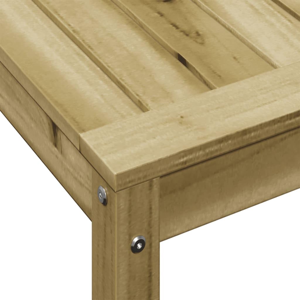 vidaXL Mesa plantación con Estante Madera Pino impregnada 108x50x75 cm