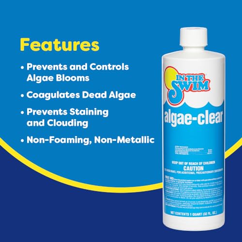 Image of In The Swim Algae-Clear - Non-Foaming Algaecide + Water Clarifier - 1 Quart