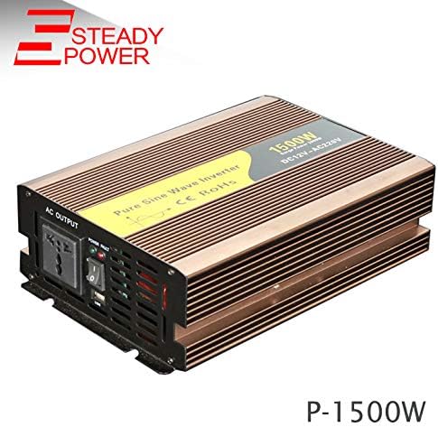 12v 24v 220v dc to ac Power Inverter 1500w Pure sine Wave Inverter for air Conditioner (12V, 220V 60HZ)