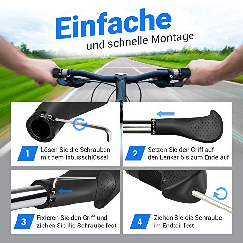 Optio Cycle Manopole ergonomiche per manubrio