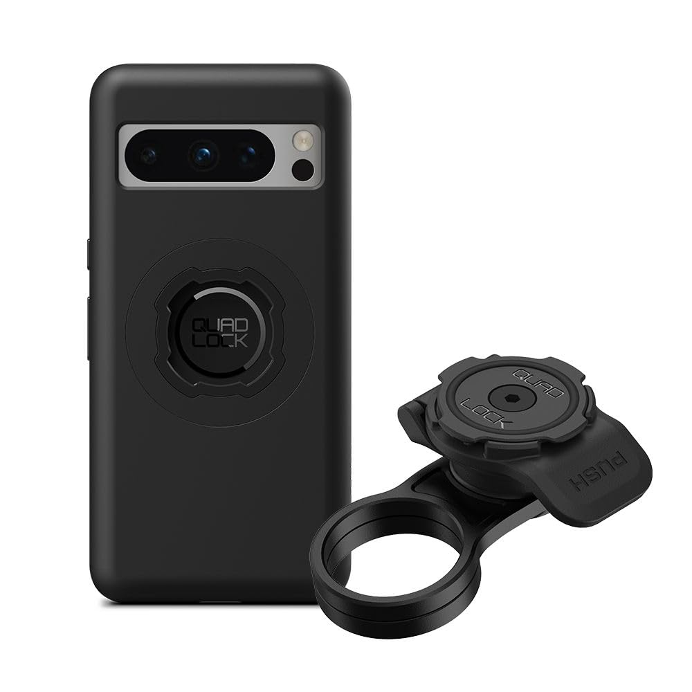 Quad Lock zestaw montażowy z nasadką na kierownicę roweru z etui MAG na telefon do Google Pixel 8 Pro