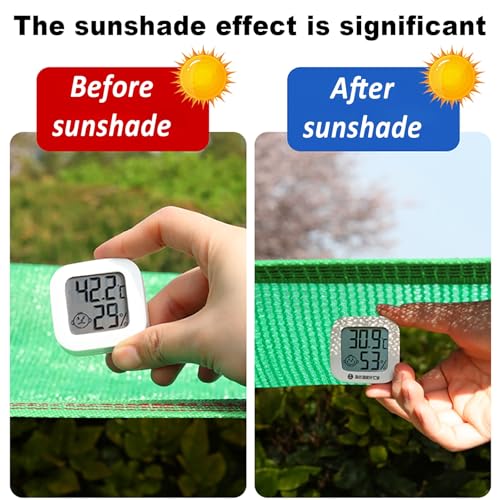 Bâche de protection solaire anti-UV 2x11m : le filet d'ombrage idéal pour plantes, serres et cours - 8