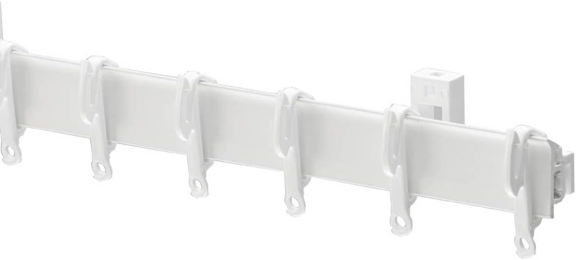 Swish Sologlyde 275cm White Plastic Wall Mounted Curtain Track