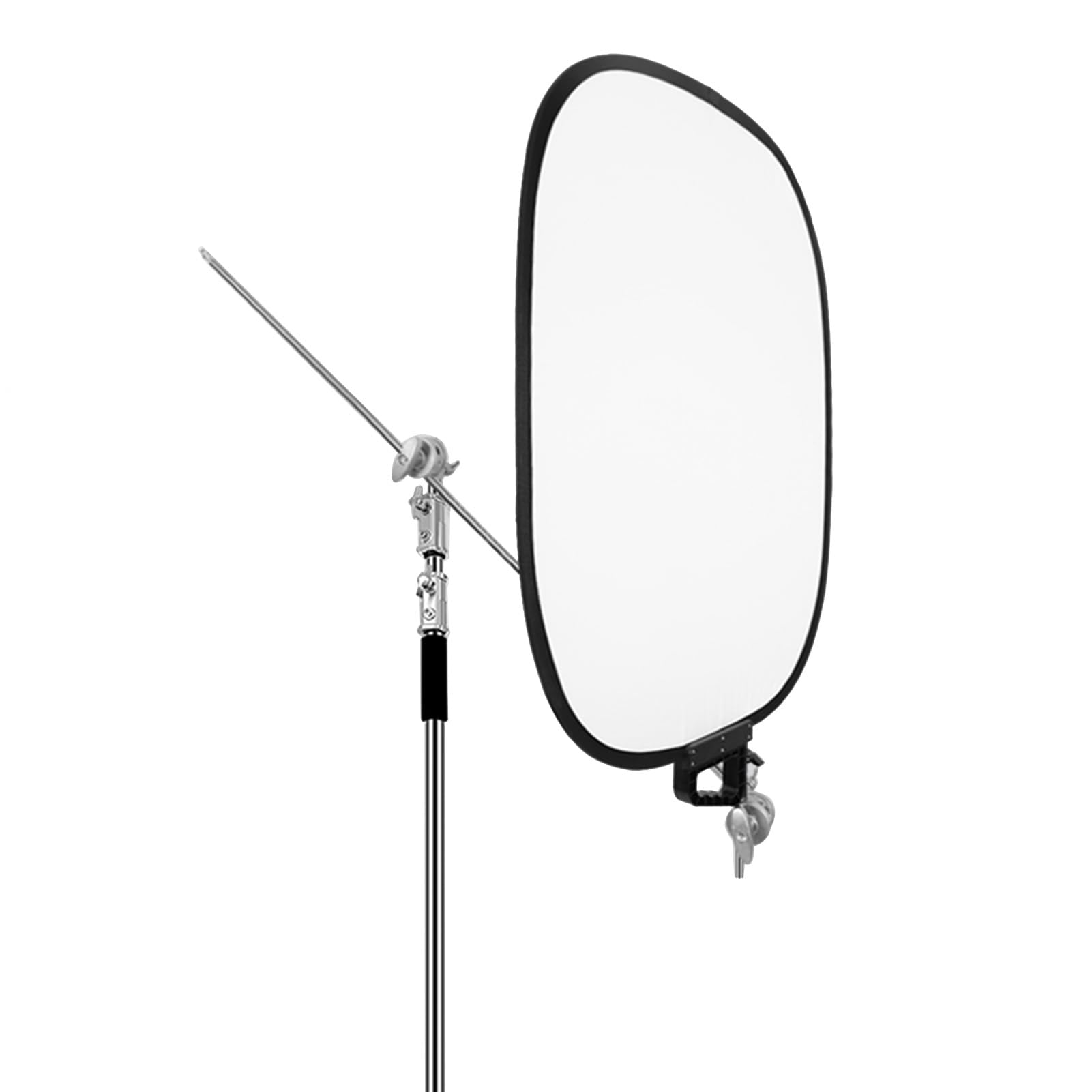 Panneau de Diffuseur Léger à Lumière, 72x90cm Panneau de Diffusion de Lumière Pliable avec Sac de Transport et Tige en Aluminium, pour Interview de la Photographie en Studio