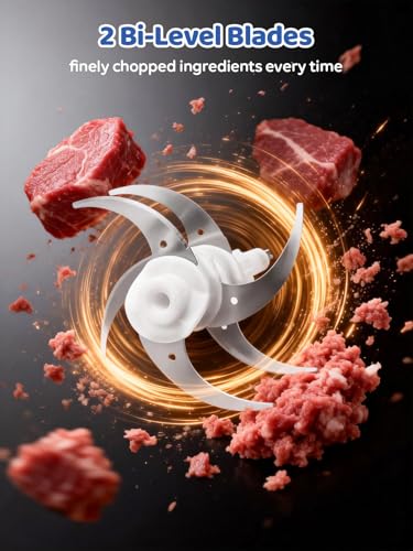 Food Processor, 500W Electric Food Chopper - Image 4