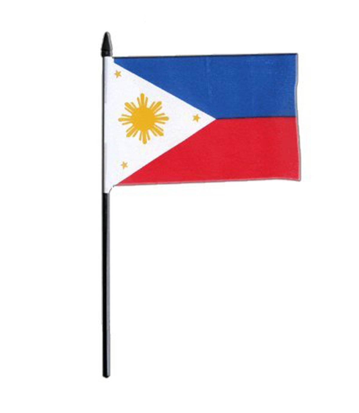 GIZZY® Philippines 9" x 6" hand waving flag