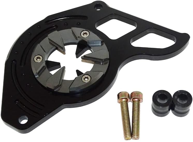 Front Sprocket Chain Guard Cover Left Side Engine For Honda Grom MSX125 MSX125SF 2013 2014 2015 2016 2017 2018 2019 (Black)