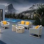 DreamGarden Lounge-Set mit Gas-Feuerstelle