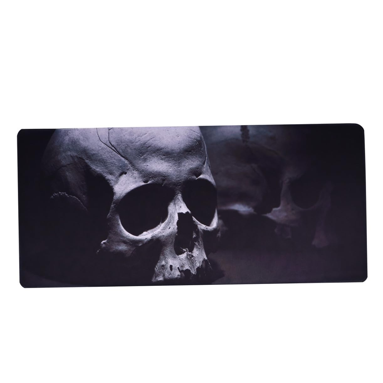 Tappetino per Mouse Extra Large Motivo Teschio Halloween, Base in Gomma Antiscivolo per Ufficio e Gaming, Superficie Liscia per Precisione e Comfort alla Scrivania