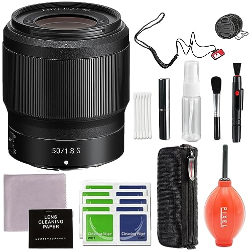 Image of Nikon NIKKOR Z 50mm f/1.8 S | Premium Large Aperture 50mm Prime Lens (nifty Fifty) for Z Series mirrorless Cameras with Advanced Accessory and Travel Bundle (Included 1-Year Nikon Warranty)
