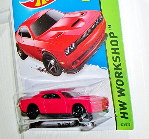 Hot Wheels 2015 HW Workshop Dodge Challenger SRT Hellcat rojo miniatura 2