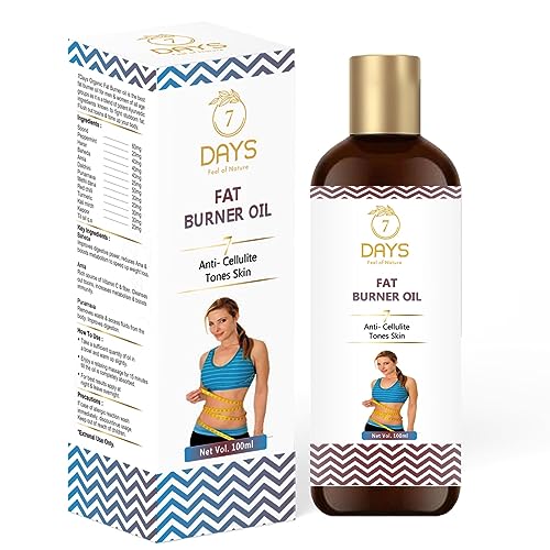 7 Days Fat Burner Oil, Fat Burning Oil for Weight Loss, Slimming Oil for Men & Women – 100 ML