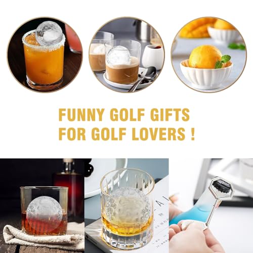 Molde para cubitos de hielo en forma de bola de golf set 3 miniatura 2
