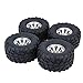 GoolRC Set di 4 pneumatici Monster Truck 1/10 per Traxxas HSP Tamiya HPI Kyosho RC Model Car