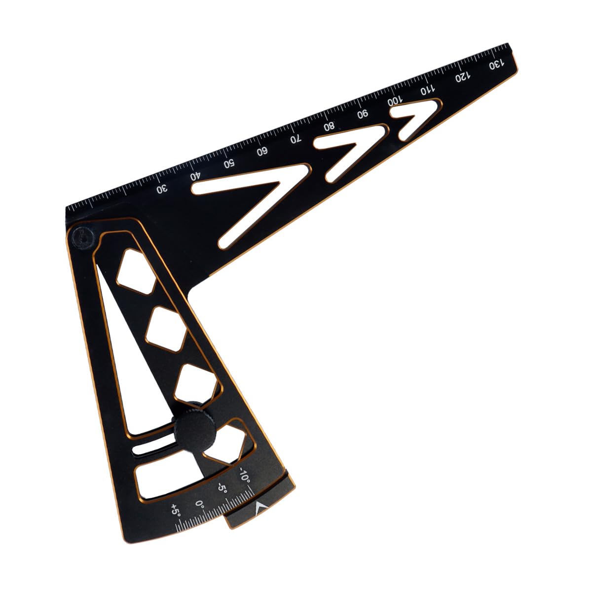 Linijka do pomiaru pochylenia kół RC Car Adjustable Camber Gauge do modeli uniwersalnych RC Crawlers 1/10 1/8 1/7 Narzędzie do wyrównywania w kolorze czarnym i złotym