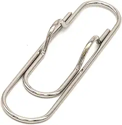 10 Clipes de Ca de Metal, Marcadores Multifuncionais de Clipes de Suporte de Ca Para Notebooks, Ferramenta de Papelaria de Clipe de Papel