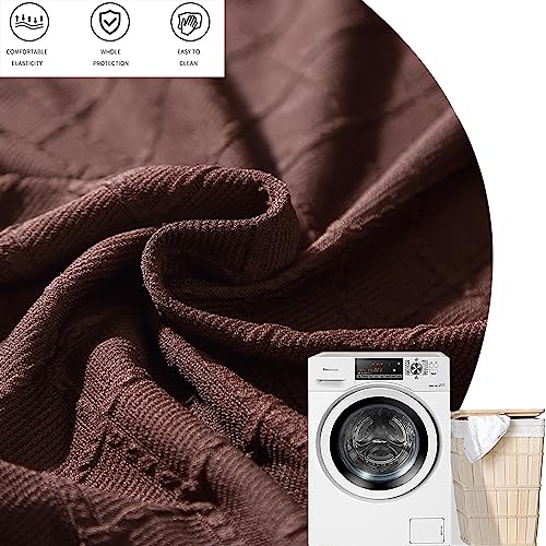 Image of FUANGUI Ottoman Cover Stretch Storage Ottoman Bench Slipcover Printed Folding Storage Bench Ottoman Cover Footrest Stool Slipcover Footstool Protector Cover with Elastic Bottom, Large