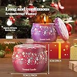 THAUSDAS Scented Candles Gift Set: 4 Pack 4.4 oz Aromatherapy Christmas Candles for Home Scented - 120H Burning Stress Relief Gifts for Women, Birthday, Mother's Day - Image 5
