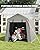 GarveeLife 7 x 10 ft Carport Storage Shed, Portable Garage with Roll-up Zipper Door, Heavy Duty Waterproof Tarp, Storage for Motorcycle, Bike, Firewood, Garden Tools