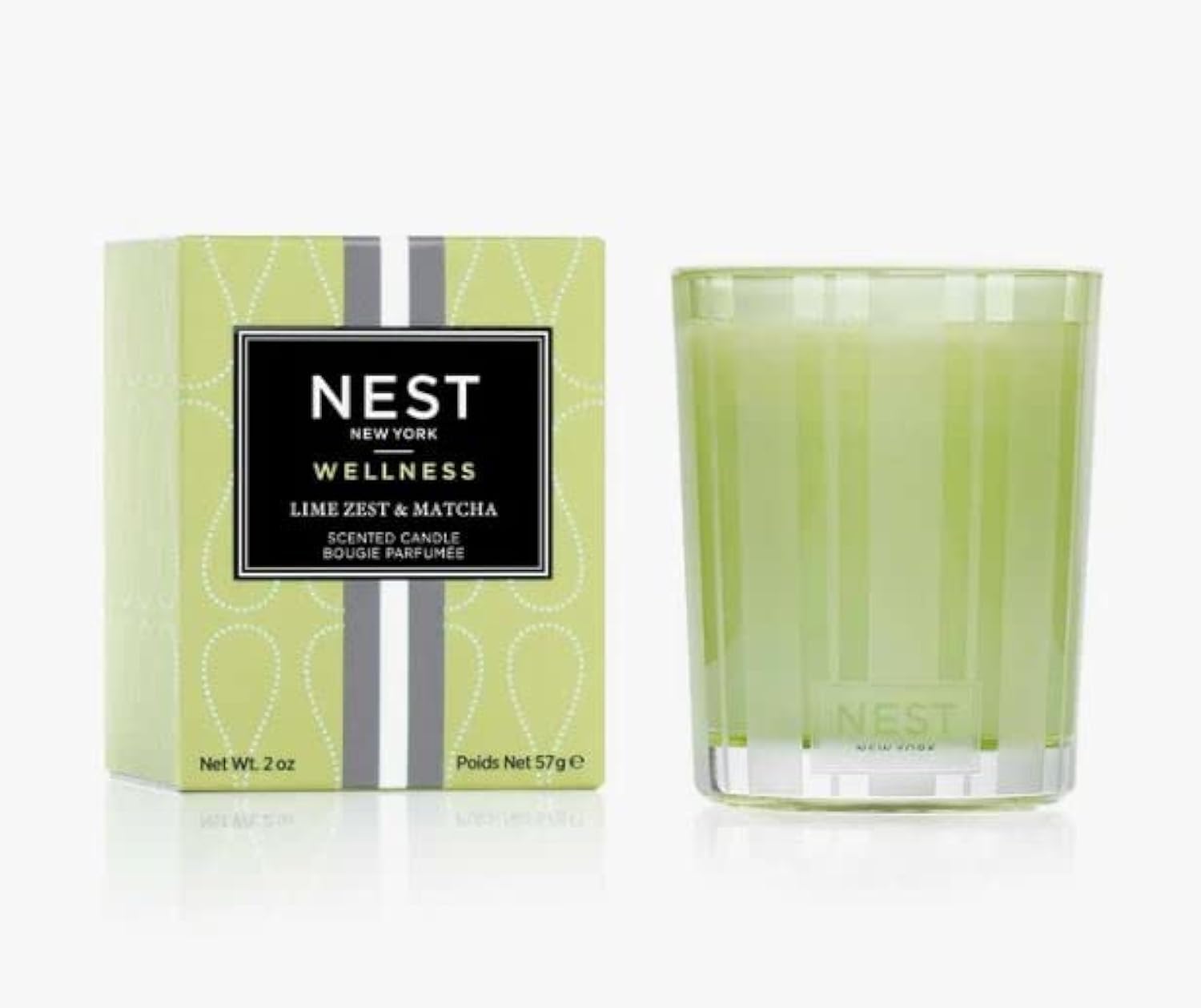 Amazon.com: NEST New York Lime Zest & Matcha Votive Candle : Home