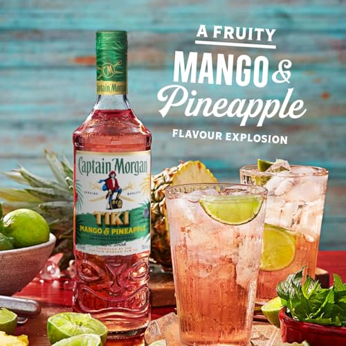Rhum Tiki Saveur Mangue Et Ananas Captain Morgan La Bouteille De 70 Cl - vue 5