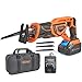 VonHaus 20V MAX Lithium-Ion Cordless Reciprocating Saw Kit with 4x Wood Blades and 1" Stroke Length For Wood & Metal Cutting - Includes 3.0Ah Battery, Smart Charger, and Power Tool Bag
