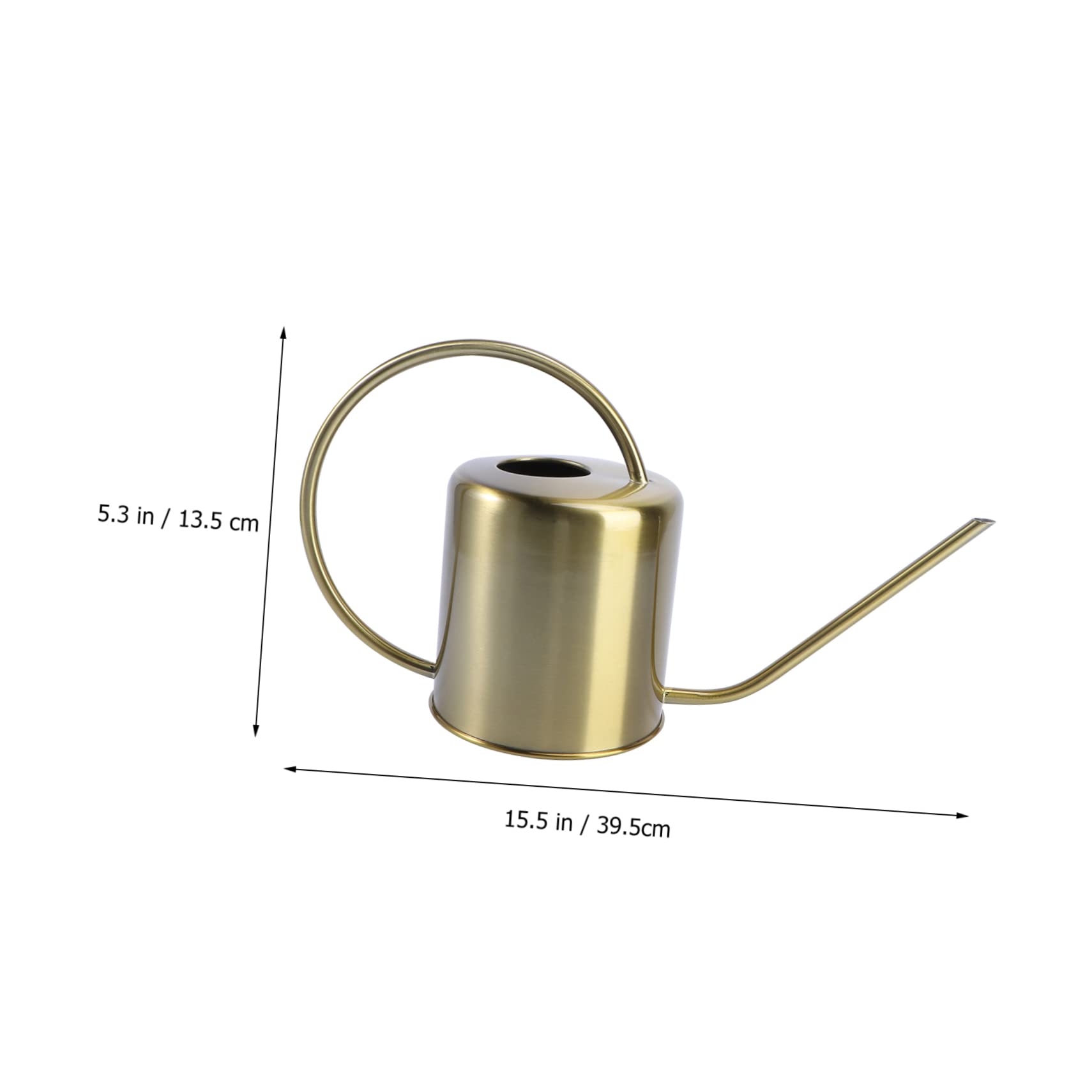 Toddmomy Regadera De Latón Color Dorado para Jardinería y Doméstico Regadera Práctica De Acero Inoxidable