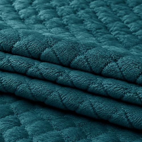 Image of Story@Home Premium Quilted Sofa Armrest Covers | Anti-Slip Armrest Covers for Sofa | 1 Pair - 70(D) x 50(L) cm - Teal