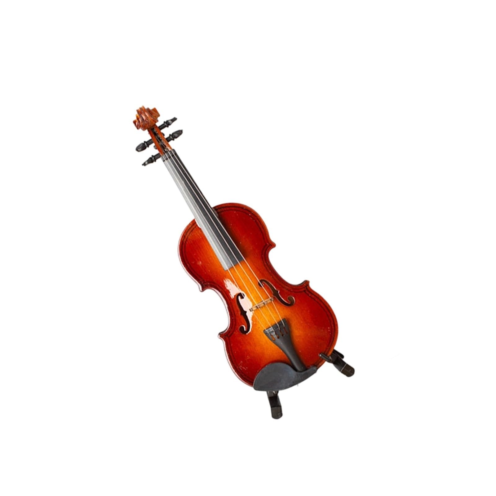 ZXFJYUIP Miniature Violin Model Professional Musical Instrument Ornament(14CM)
