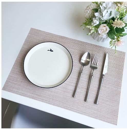 Structure tissée européenne pour ce lot de 6 sets de table chic - 2