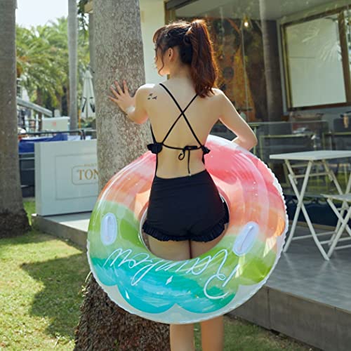 HappyHome 浮き輪 大人用 取っ手付き フロート 男の子 女の