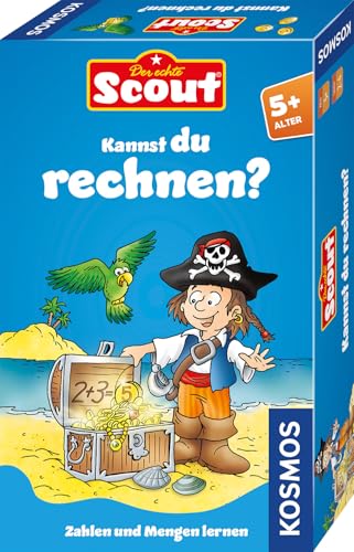 Kosmos 710514 Scout - Kannst du Rechnen? Lernspiel für 2-4 Kinder ab 5,...
