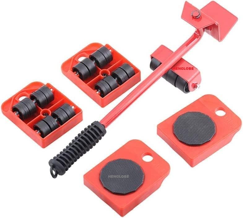 HENGLOBE Furniture Lifter Mover Tool Set Heavy Duty Furniture Lifter Mover Tool Set, Furniture Moving Roller Wheel Set for Washing Machines, Fridge,Sofa, Wardrobes Adjustable Height (B0D8F4SL8R) Amazon Price History, Amazon Price Tracker