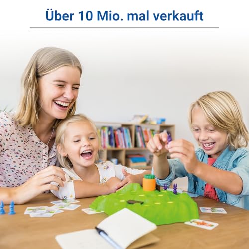 Ravensburger Lotti Karotti, Gesellschaftsspiel für Kinder und Erwachsene, 2-4 Spieler, ab 4 Jahren, inklusive Lotti Karotti Quartett Kartenspiel, Amazon Sonderedition – Bild 5