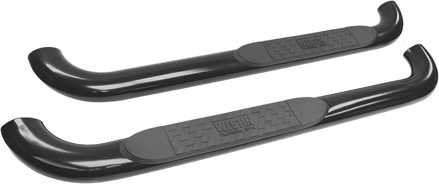 Westin 21-3545 Platinum 4 Oval Nerf Bars fits 2009-2018 Ram 1500 2019-2024 1500 Classic 2010-2026 Ram 2500 3500 Standard Cab Black Pair