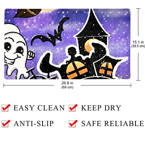 Tapis de baignoire antidérapant doux à ventouses 40x71cm - 5