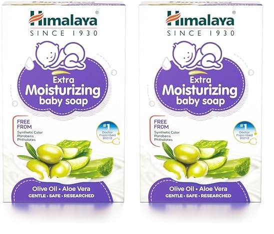 Image of Himalaya Extra Moisturizing Baby Soap 75GM (Pack of 2)