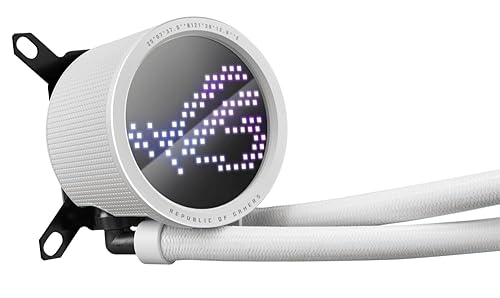 Miniatura 5 de ASUS ROG RYUO III 360 ARGB White Edition All-in-one AIO Enfriador líquido de CPU Radiador de 14.173 in, solución de bomba Asetek de 8ª