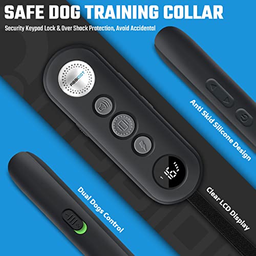 ABBIDOT Dog Training Collar with Remote-Rechargeable Shock Collar for Small Large Dogs,3000Ft Control e Collar for Dogs… - Image 5