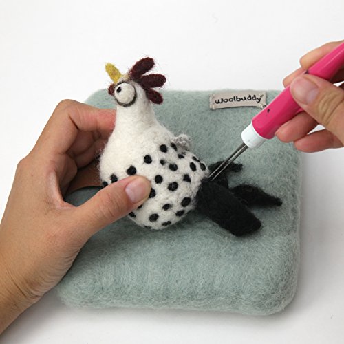 image for Woolbuddy Needle Felting Pad - Durable Wool Mat for Craft Projects, Fo