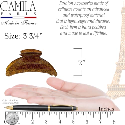 Pinza para cabello grande Camila Paris MP925 10.16 cm miniatura 3